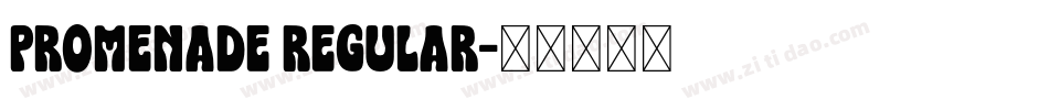Promenade Regular字体转换